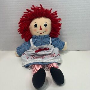 RAGGEDY ANN 16” classic plush doll toy